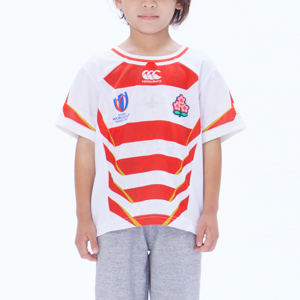 送料無料 新品CANTERBURYジャパンRWC2023レプリカホームジャージー New [Canterbury] Rugby Jersey JAPAN RWC2023 KIDS REPLICA