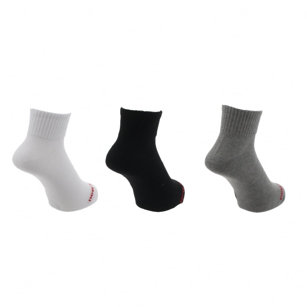 ニューバランス ソックス 靴下 ミッドレングス3Pソックス LAS55637 AS7