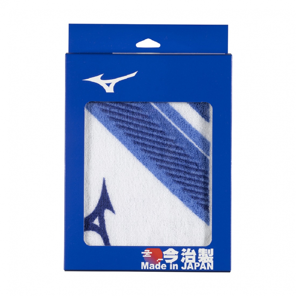 ミズノ タオル 今治製：フェイスタオル 箱入り 80×34cm 32JYB10290