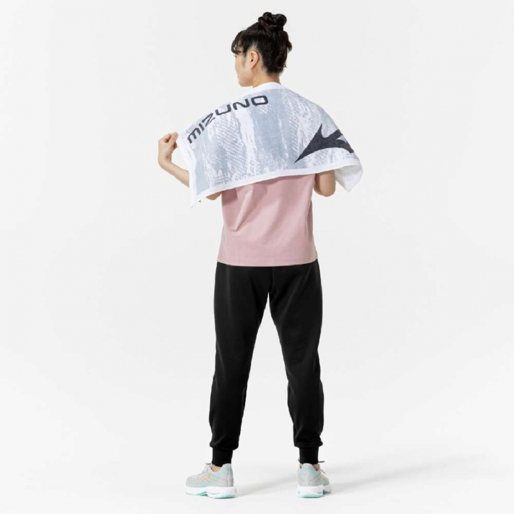 ミズノ タオル 今治製 グラフィックフェイスタオル 箱入り 34×83cm