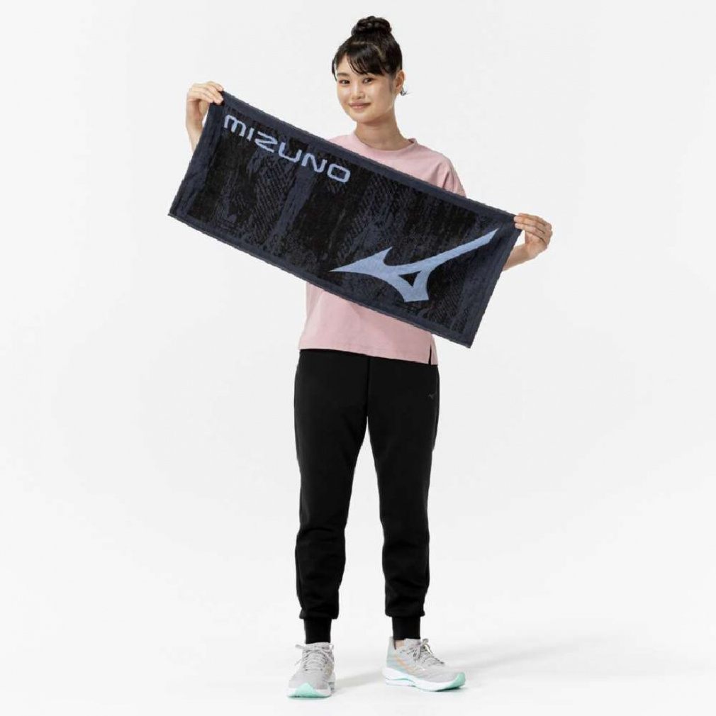 ミズノ タオル 今治製 グラフィックフェイスタオル 箱入り 34×83cm