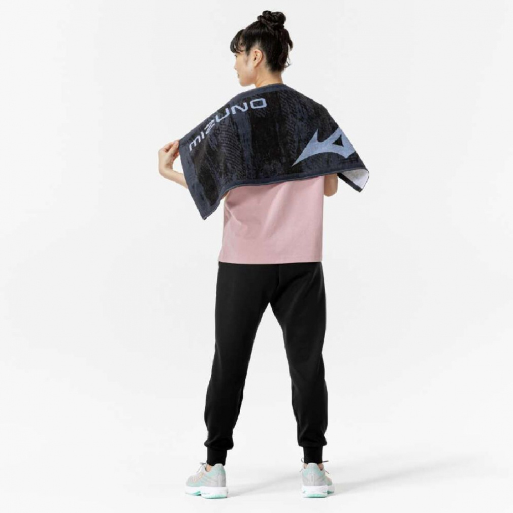 ミズノ タオル 今治製 グラフィックフェイスタオル 箱入り 34×83cm