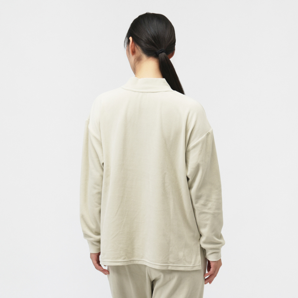 リカバリーウェア 長袖Tシャツ ベロア素材 レディース ティゴラ