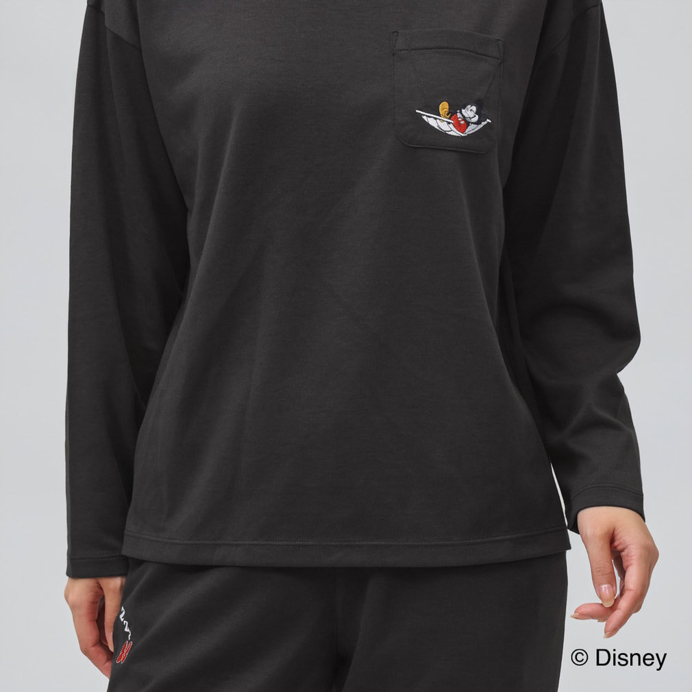 ディズニー リカバリーウェア 長袖Tシャツ レディース TIGORASLEEP