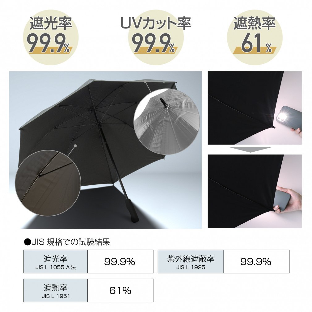 G/FOREジーフォアゴルフ用傘 黒 男女兼用 晴雨兼用傘 UVカット G/FOREジーフォアゴルフ用傘 黒 男女兼用 晴雨兼用傘 UVカット