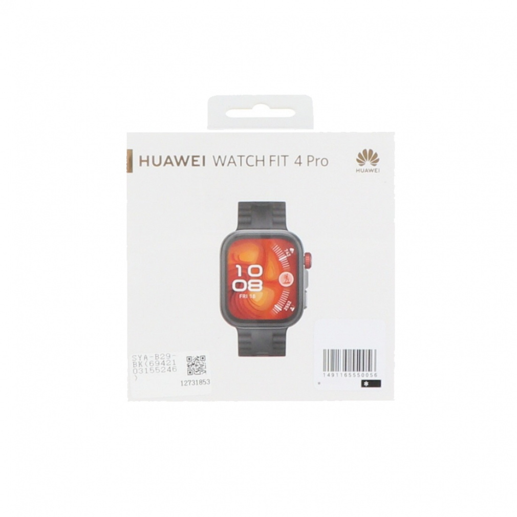 ファーウェイ スマートウォッチ HUAWEI WATCH FIT 4 Pro ブラック SYA