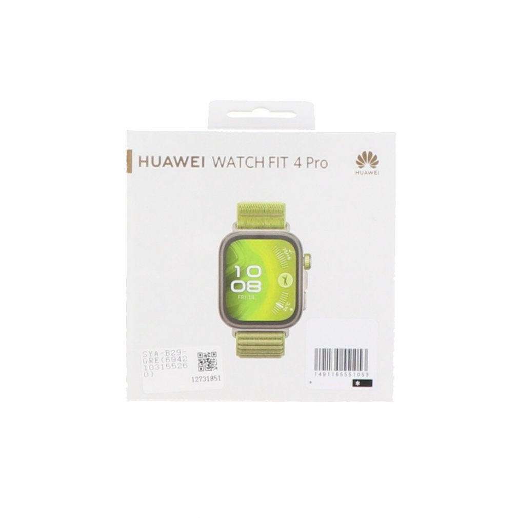 ファーウェイ スマートウォッチ HUAWEI WATCH FIT 4 Pro グリーン SYA