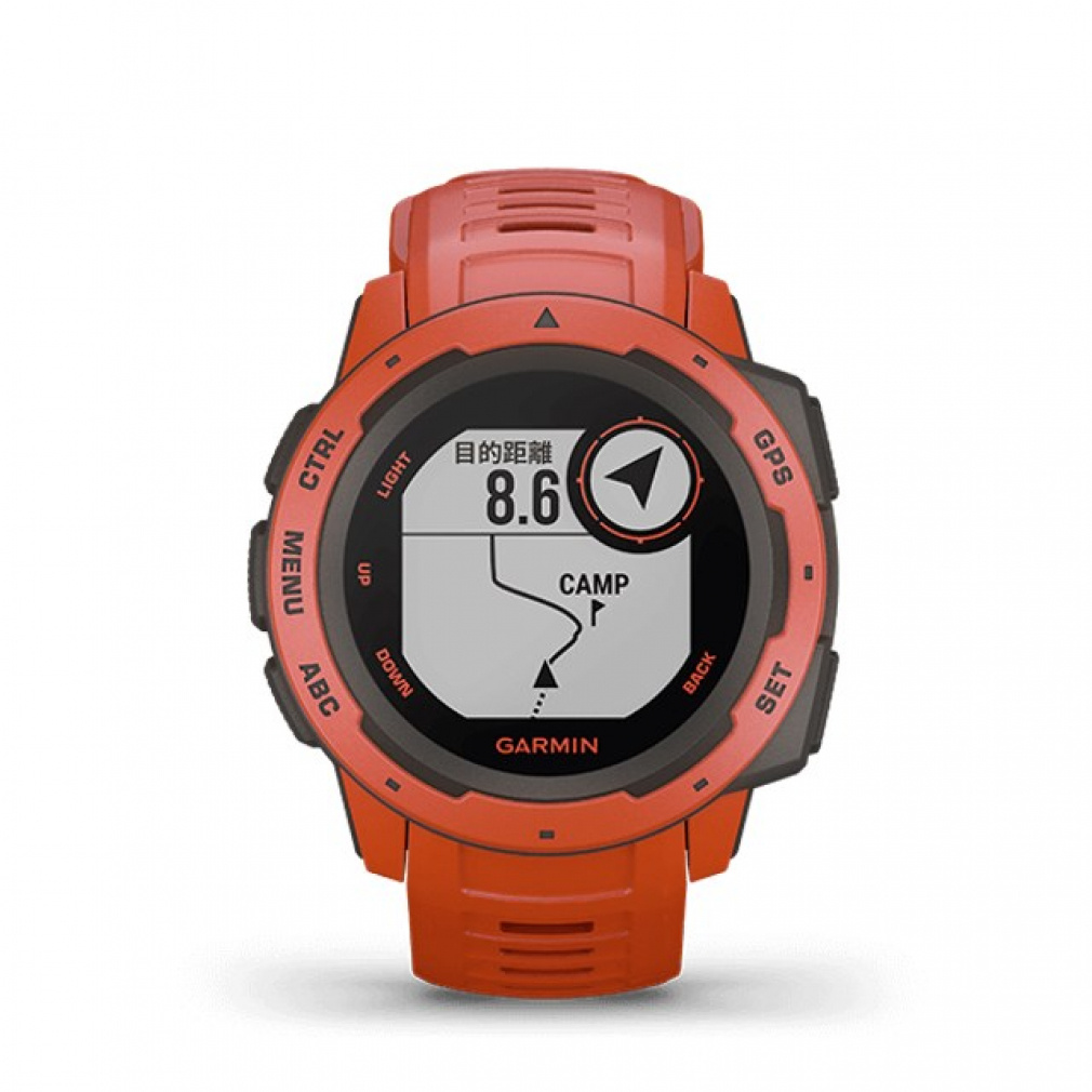 Flame Instinct GARMIN(ガーミン)アウトドアウォッチ Red 日本 Garmin | スマートウォッチ | Power Dual Instinct 時計