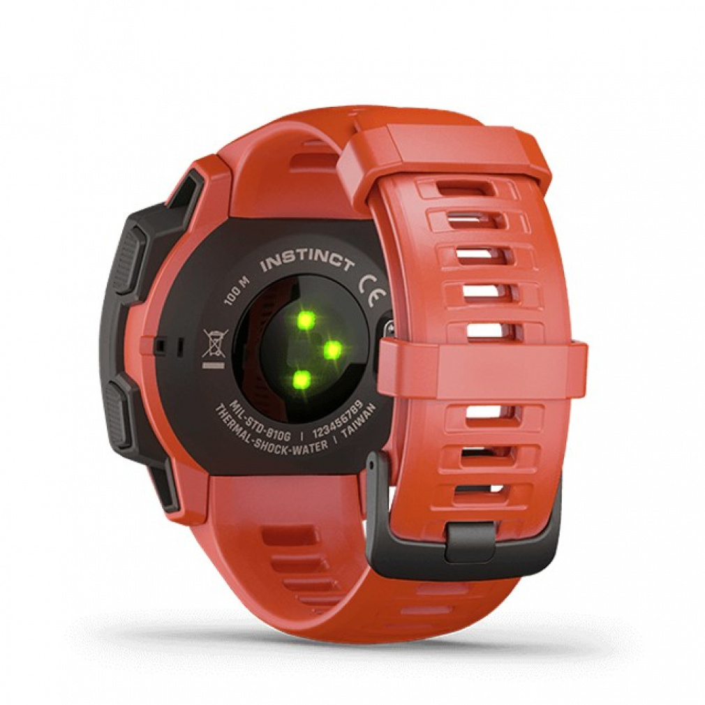 ガーミン GARMIN ランニングウォッチ 時計 Instinct Flame Red