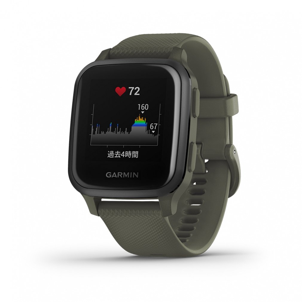 ガーミン Venu Sq Music Moss/Slate 0100242673 スマートウォッチ GPS