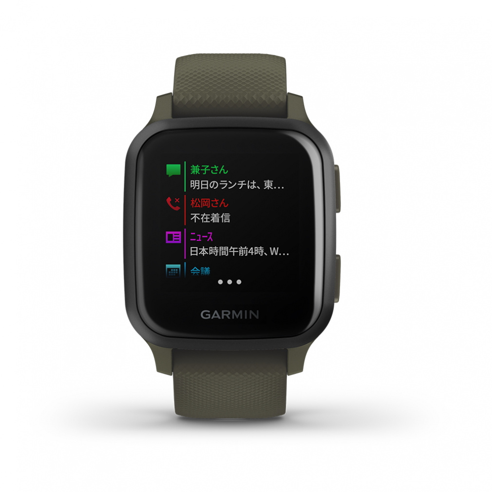ガーミン Venu Sq Music Moss/Slate 0100242673 スマートウォッチ GPS