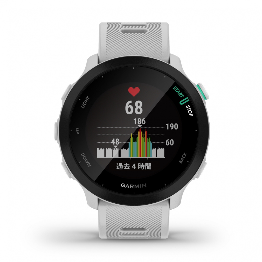 Garmin FOREATHLETE 55 White★純正品ベルト付き ForeAthlete 55 White | スマートウォッチ | Garmin 日本