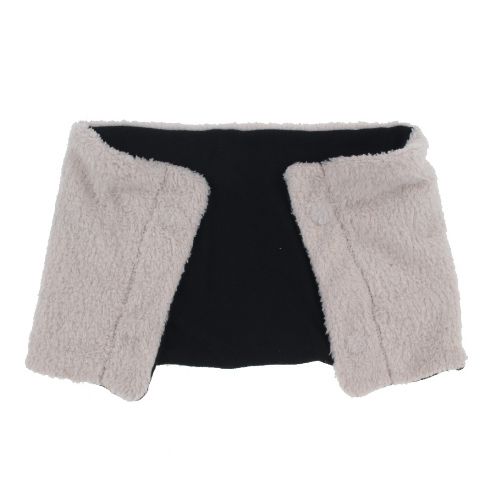 ティゴラ iHEAT アイヒート 吸湿発熱 ネックウォーマー 前開きフリース