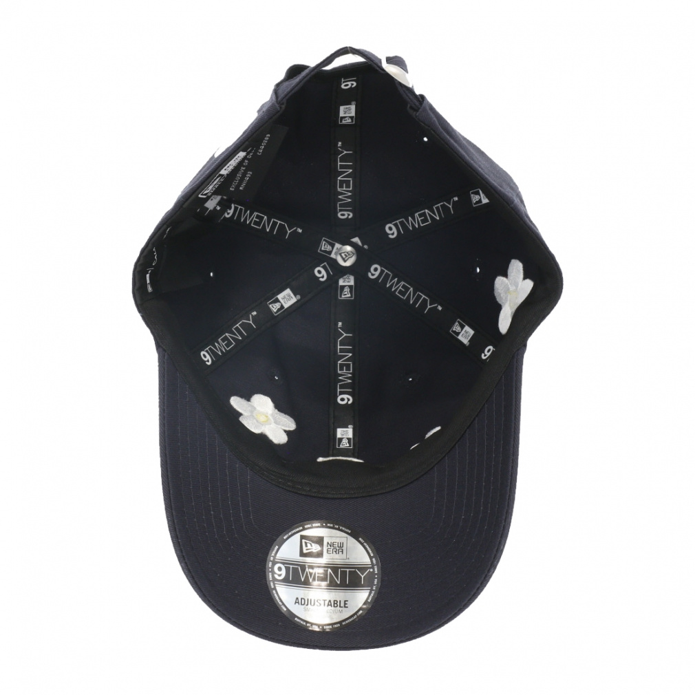 ニューエラ レディース キャップ CALNAMUR FW25 9TWENTY FLOWER NAVY