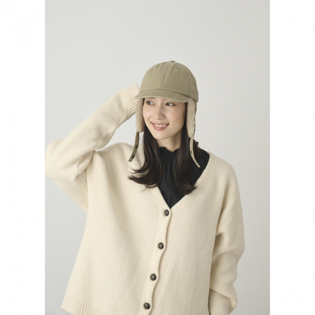 ミルサ レディース キャップ ピグメントイヤーフラップキャップ