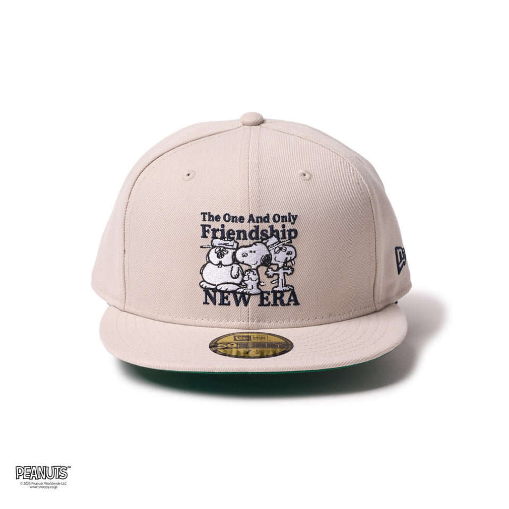 ニューエラ キャップ 59FIFTY PEANUTS ピーナッツ FRIENDSHIP ストーン
