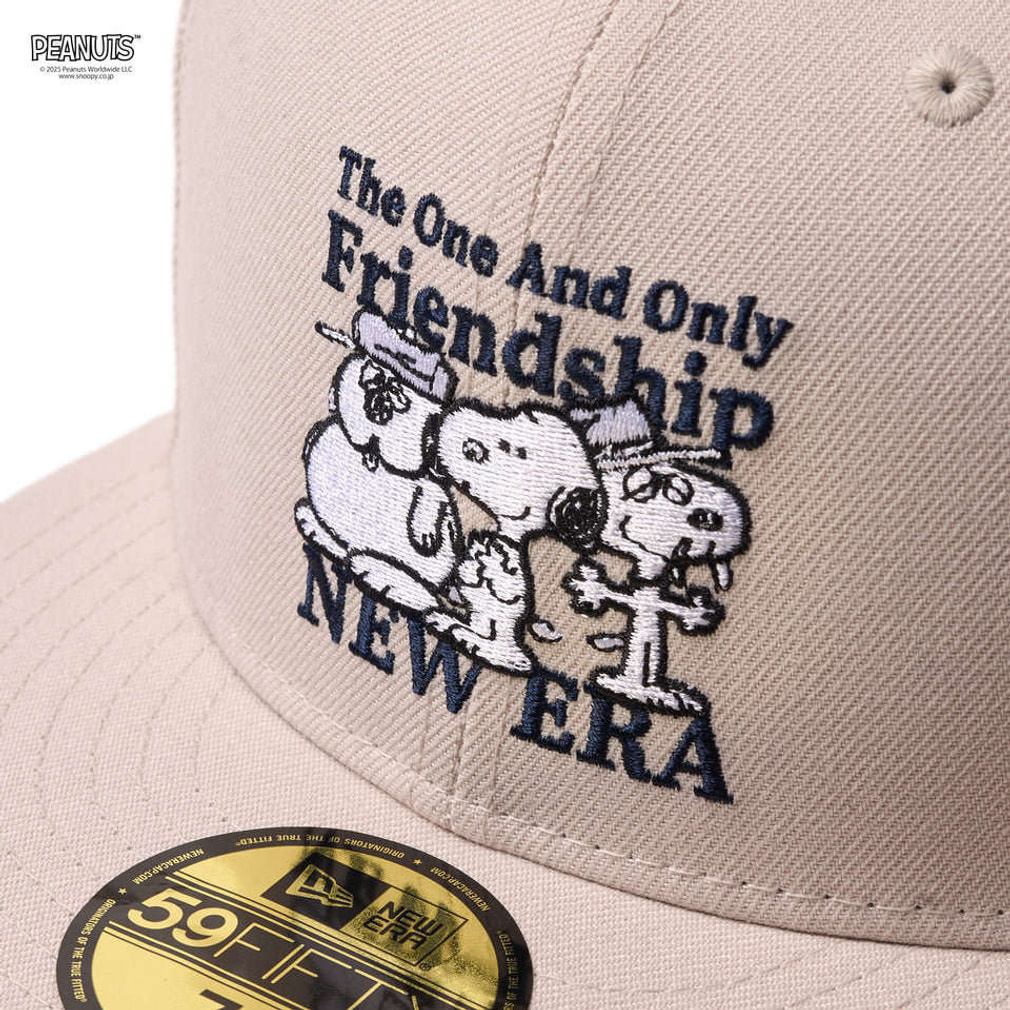 ニューエラ キャップ 59FIFTY PEANUTS ピーナッツ FRIENDSHIP ストーン