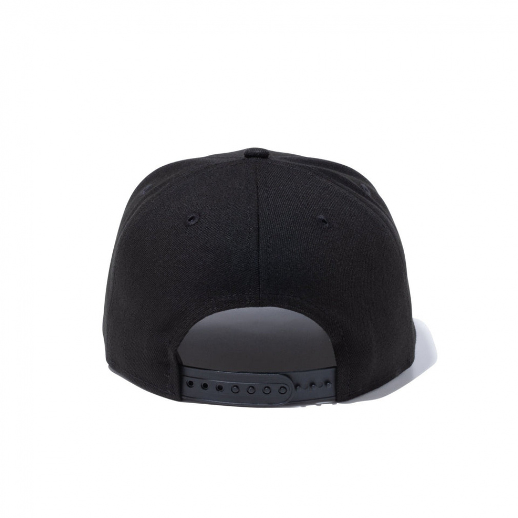 バ 9FIFTY CAP（BLK） ニューエラ キャップ 9FIFTY ボックスロゴ ブラック × ホワイト