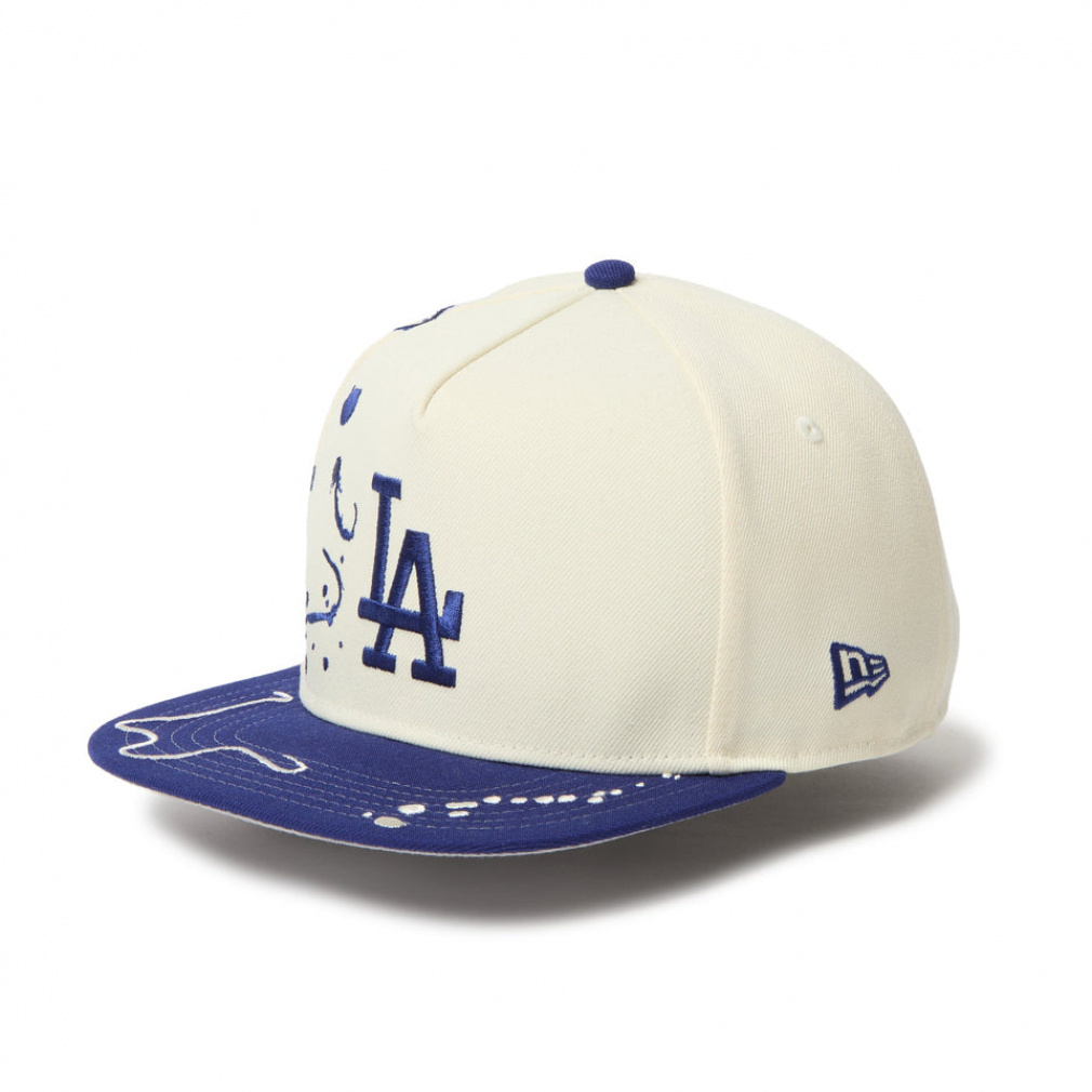 5-Panel Square Visor Dripping ロサンゼルス・ドジャース