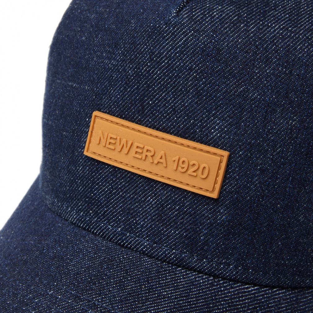 ニューエラ キャップ 9FORTY A-Frame Trucker ラバーパッチ インディゴ
