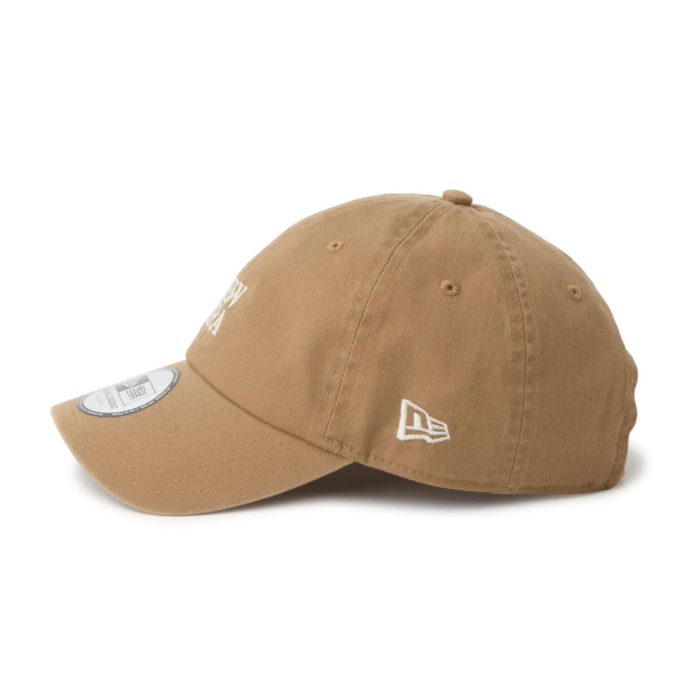 レア【ニューエラ×アベイシングエイプ】限定コラボ アーチロゴ キャップ ベージュ BAPE A BATHING APE × MLB × NEW ERA 24SS コラボキャップが3/9に国内