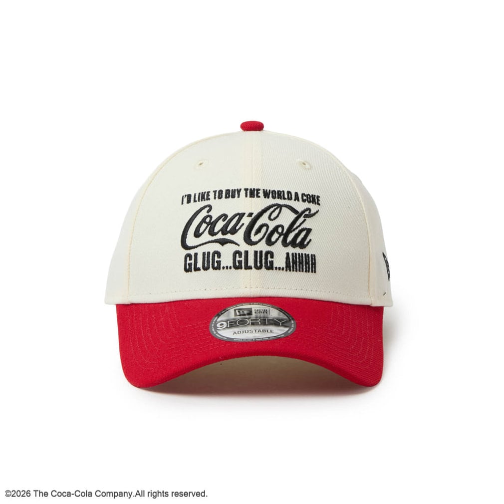 ニューエラ キャップ 9FORTY Coca-Cola コカ・コーラ クロームホワイト