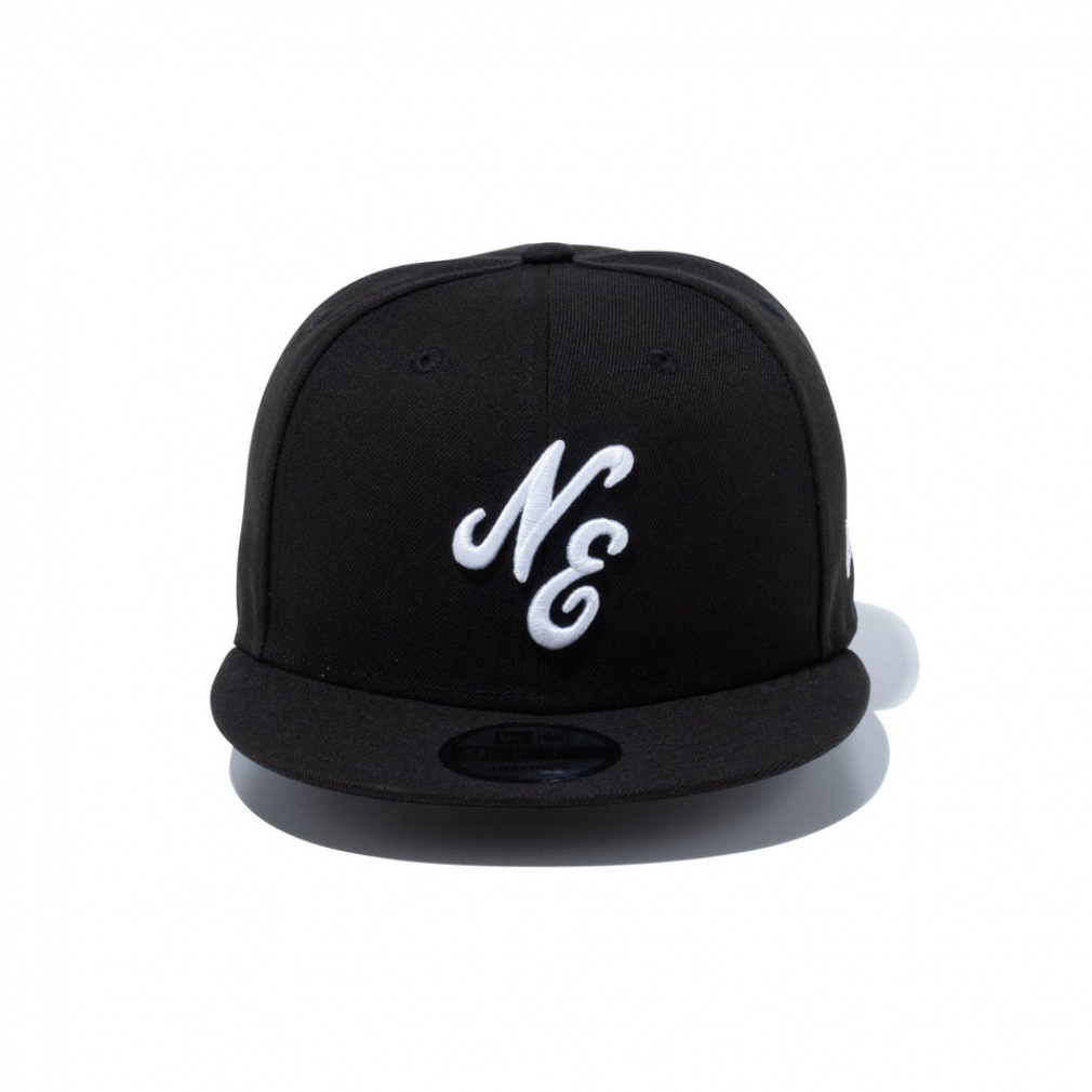 ニューエラ キャップ 9FIFTY クラシックロゴ ブラック × ホワイト
