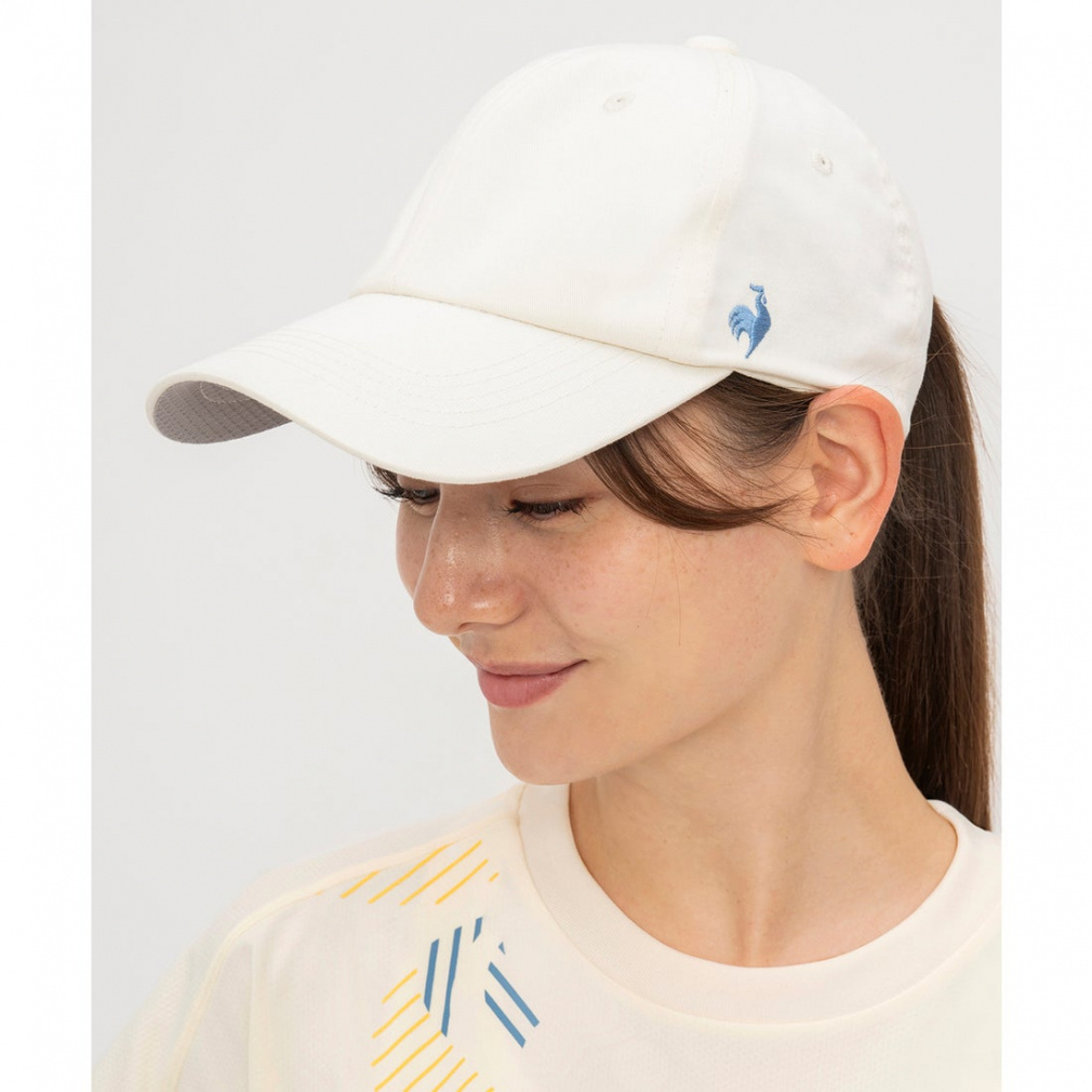 ルコック レディース キャップ FAN AIRキャップ LT5SCP10U WHBL 帽子