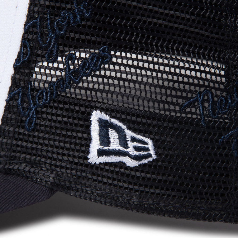 ☆人気☆【MLB】☆W Basic  Lightweight Padding N.Y☆ Youth 9FORTY A-Frame トラッカー MLB Mesh Embroidery