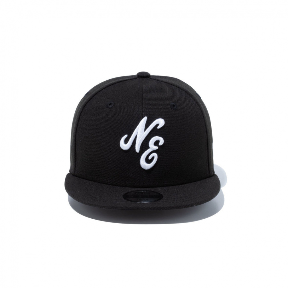ニューエラ Youth 9FIFTY クラシックロゴ ブラック × ホワイト