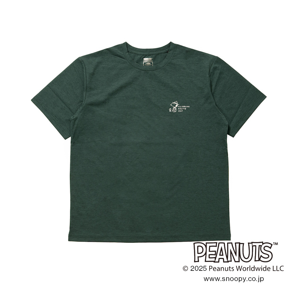 ピーナッツ ティゴラ メンズ トレッキング 半袖Tシャツ グラフィック