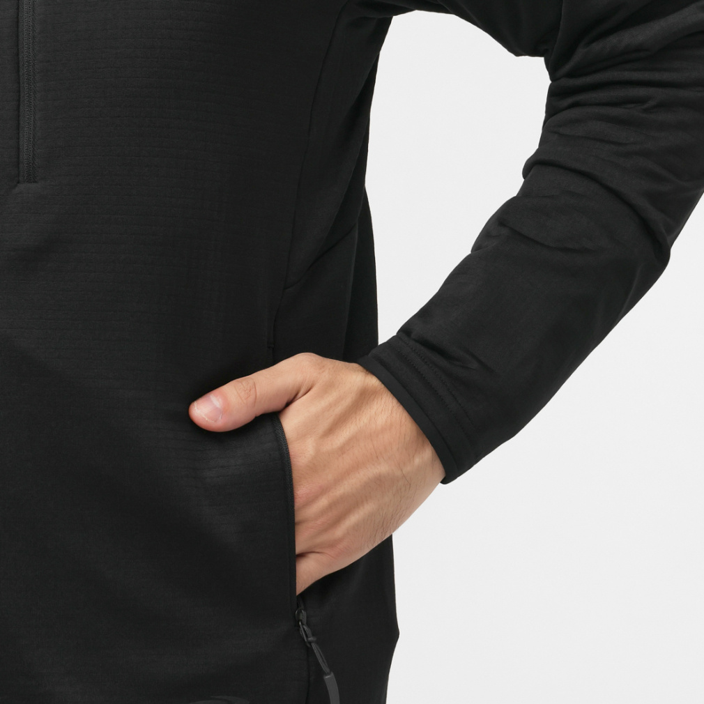 2025秋冬 ティゴラ メンズ トレッキング フリースジャケット グリッド