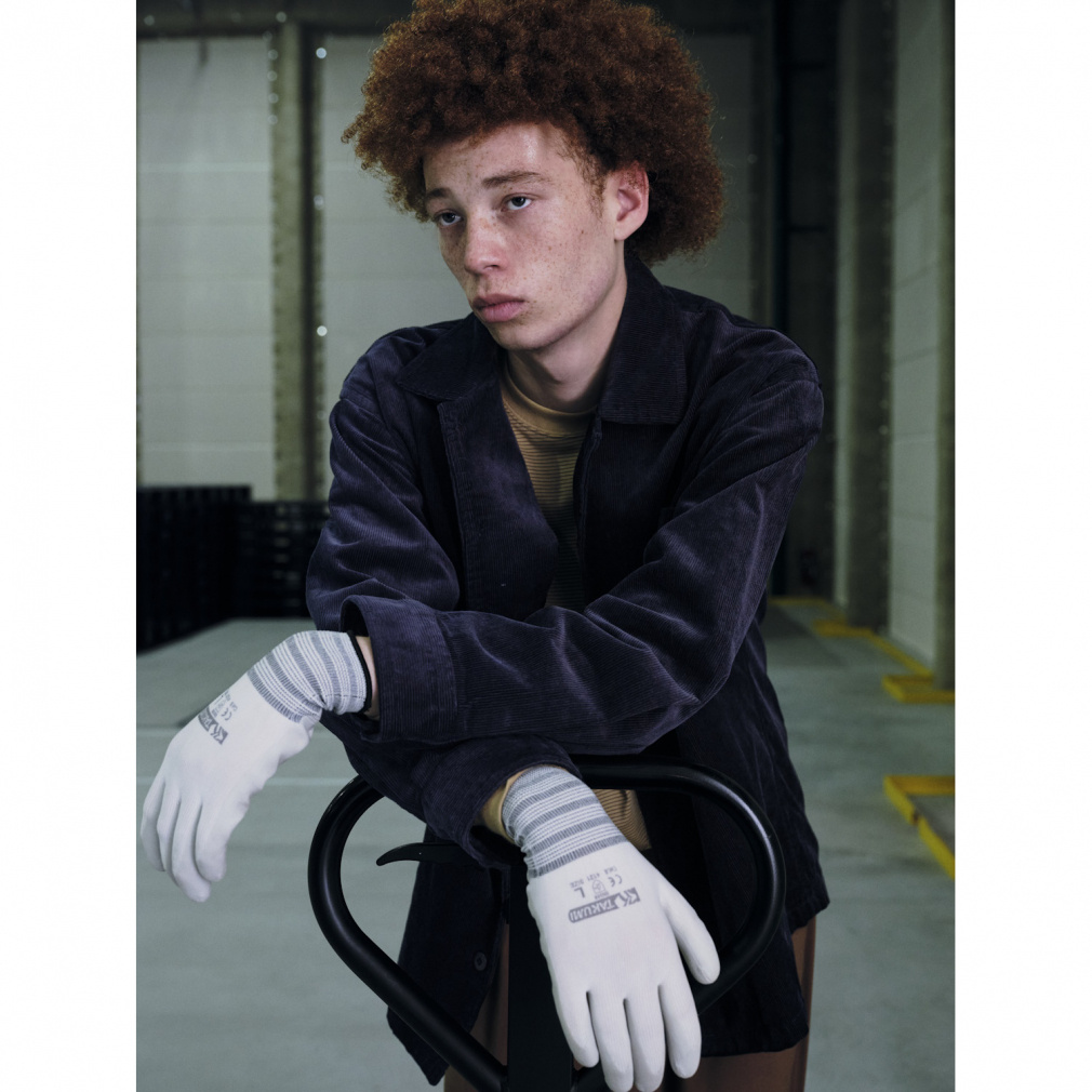 トライアンタン アウトドアジャケット 14コーデュロイ シャツ