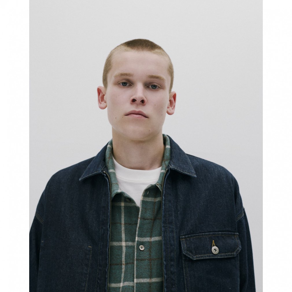 リンスデニム ショートジップブルゾン｜Alpen Online