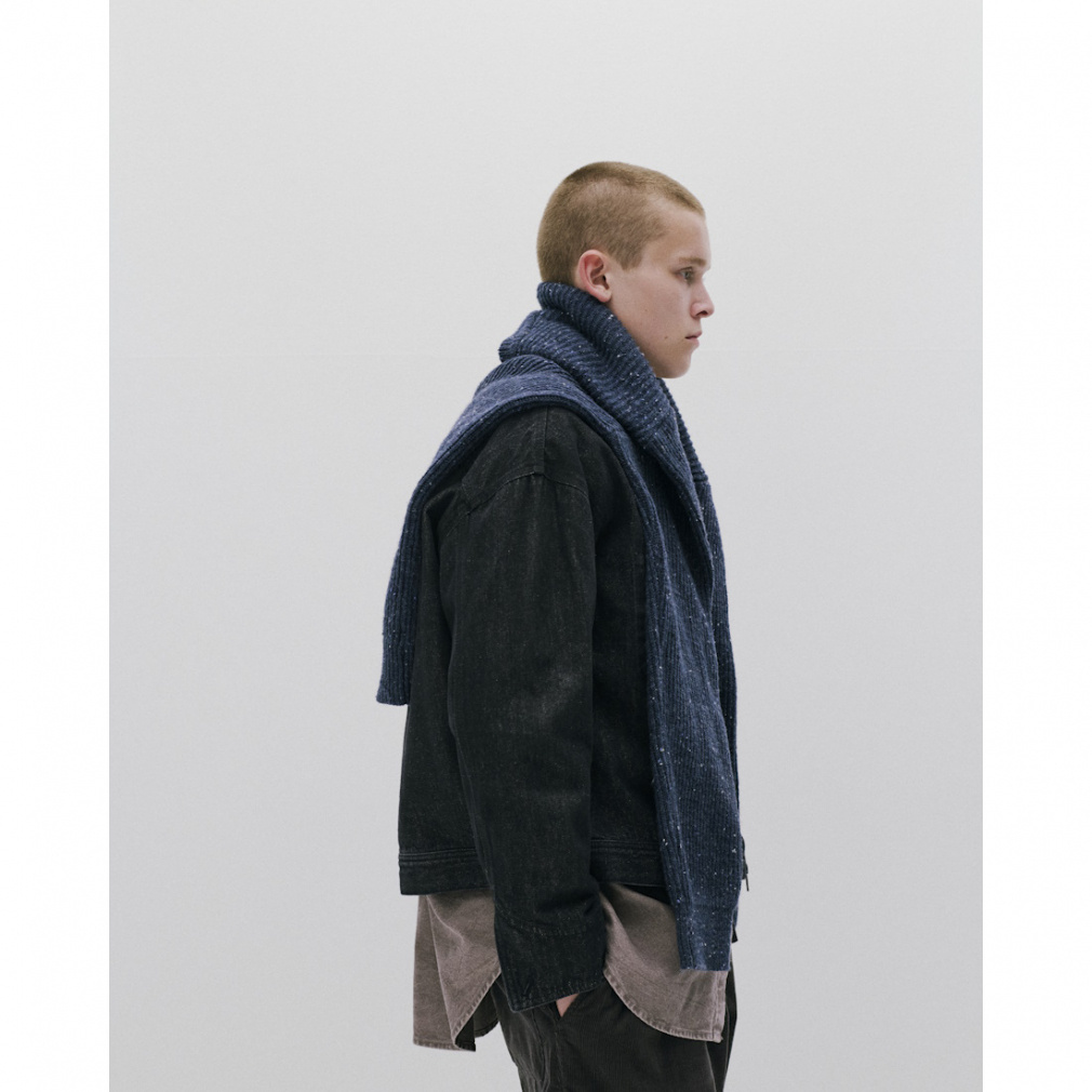 リンスデニム ショートジップブルゾン｜Alpen Online