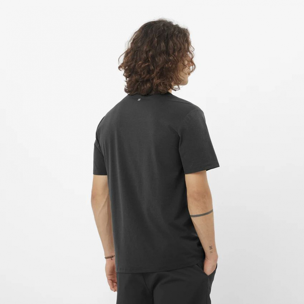 サロモン メンズ アウトドア 半袖Tシャツ トラックライン ショート