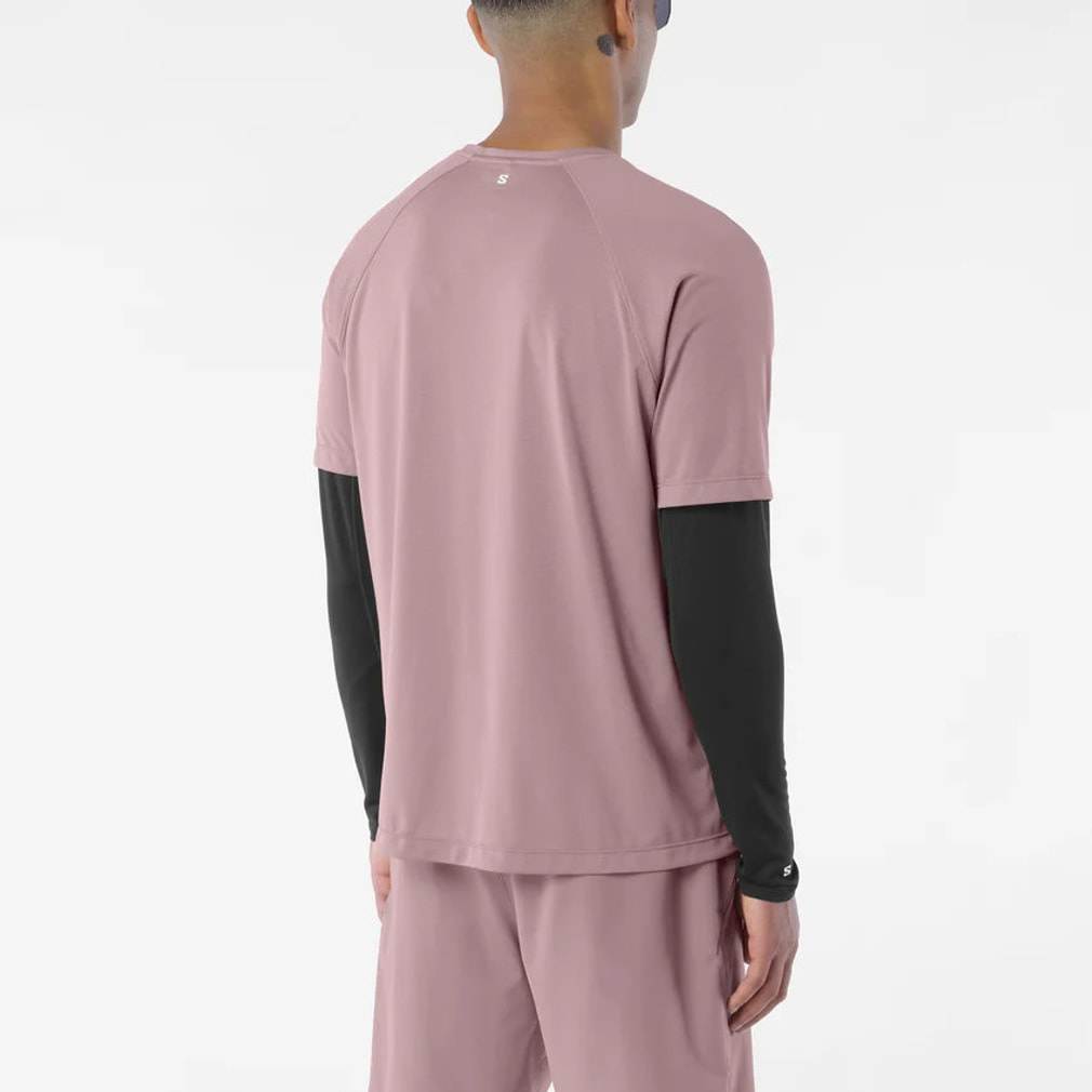 2026秋冬 サロモン メンズ トレッキング 半袖Tシャツ シェイクアウト