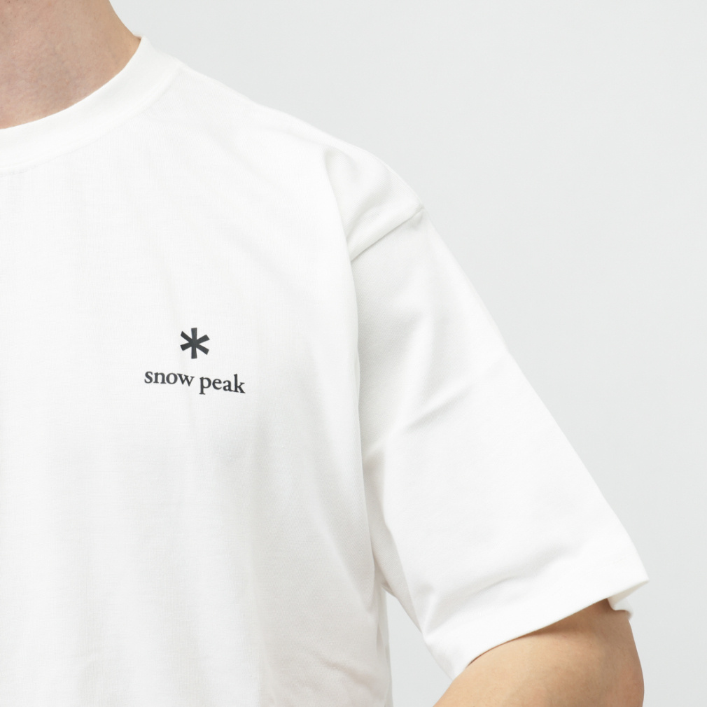  peak ホワイト　Tシャツ ベーシックワッペンTシャツ｜MEN｜251HSC90-317E｜AZUL BY MOUSSY