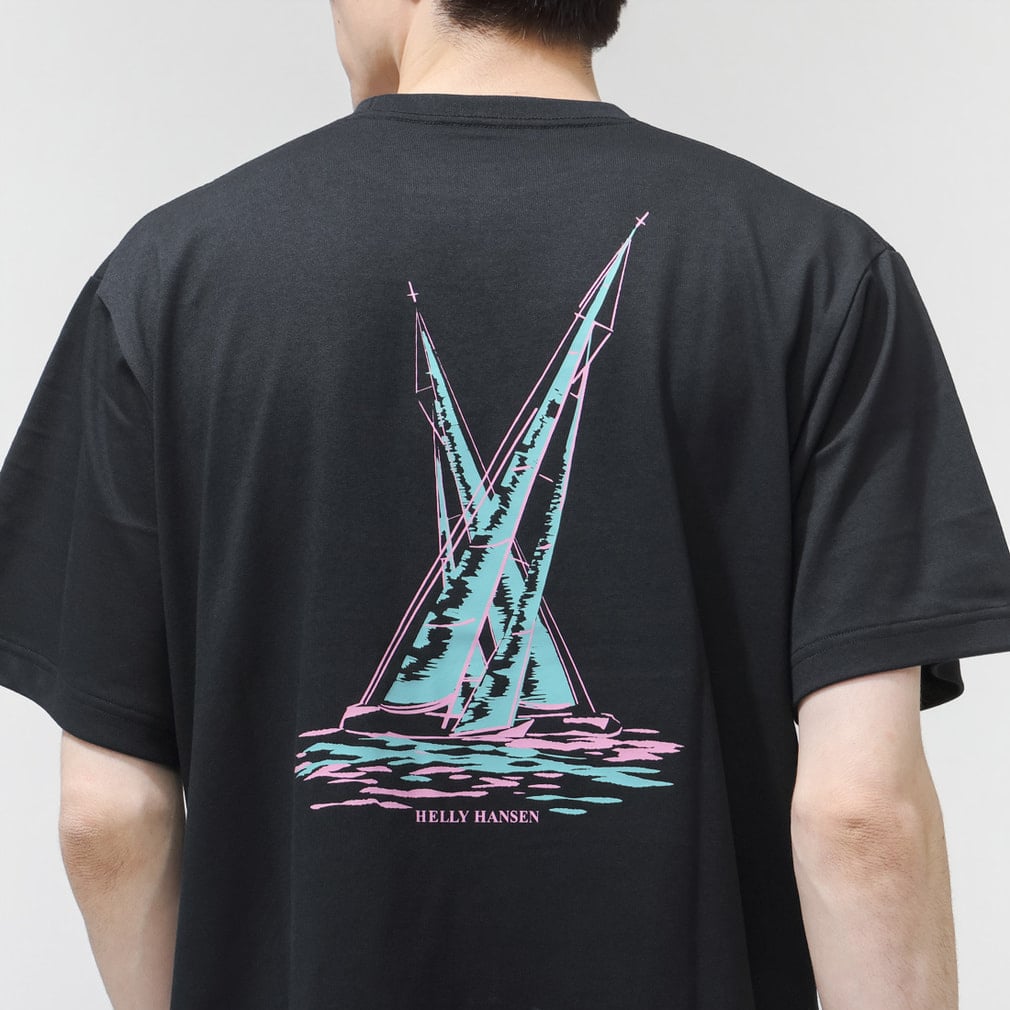 ヘリーハンセン アウトドアカジュアル 半袖Tシャツ S/S Ocean Wind
