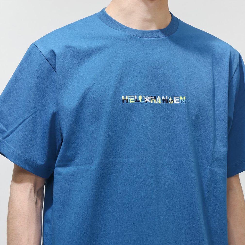 ヘリーハンセン アウトドアカジュアル 半袖Tシャツ S/S Embroidery