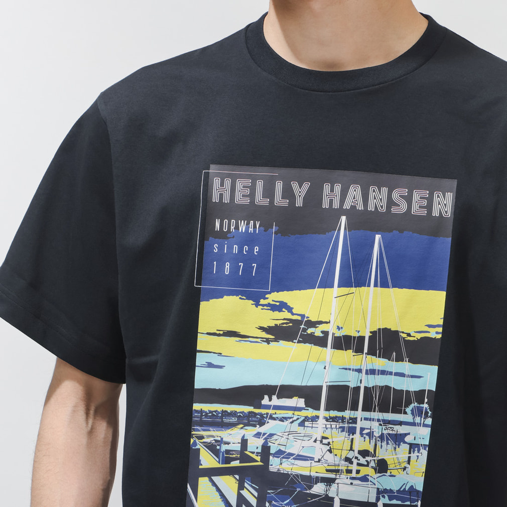 ヘリーハンセン アウトドアカジュアル 半袖Tシャツ S/S Landscape Tee