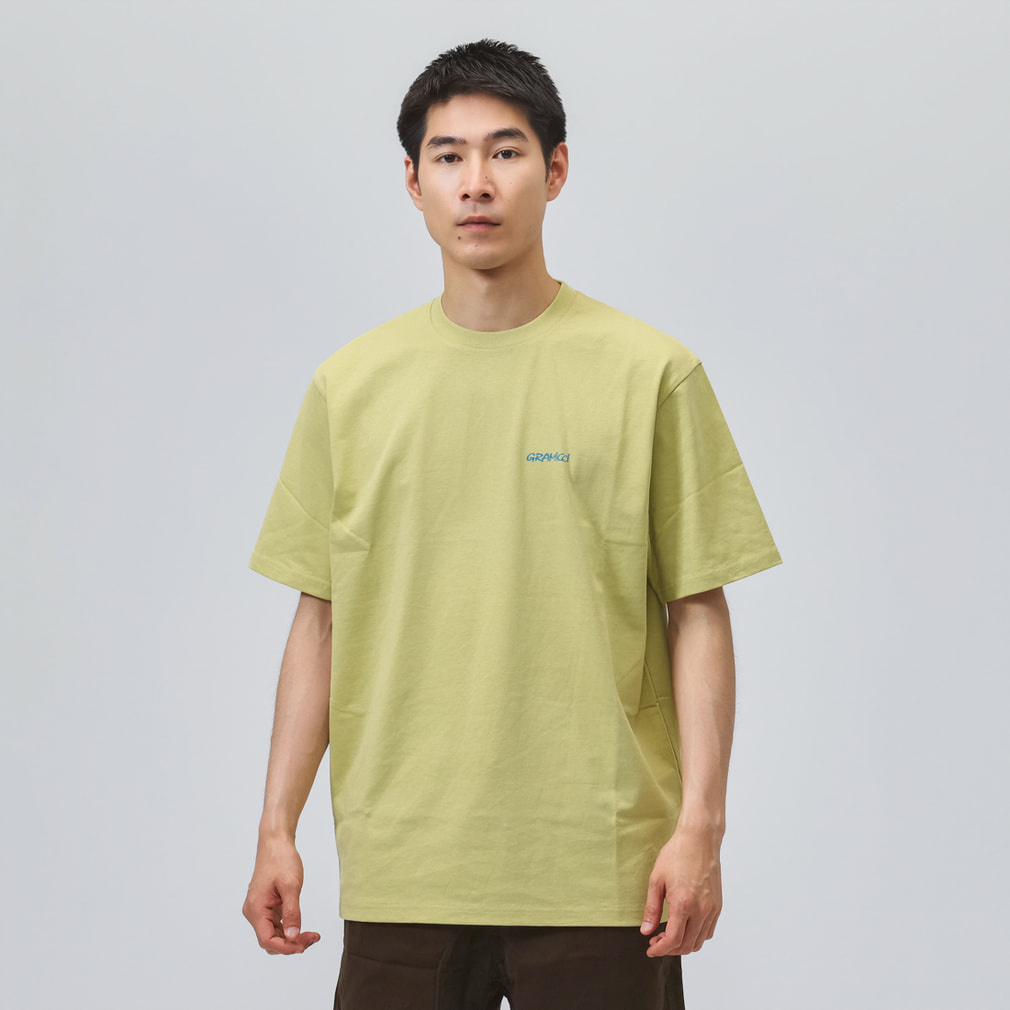 グラミチ アウトドアカジュアル 半袖Tシャツ ICE SCULPTURE TEE G6SU