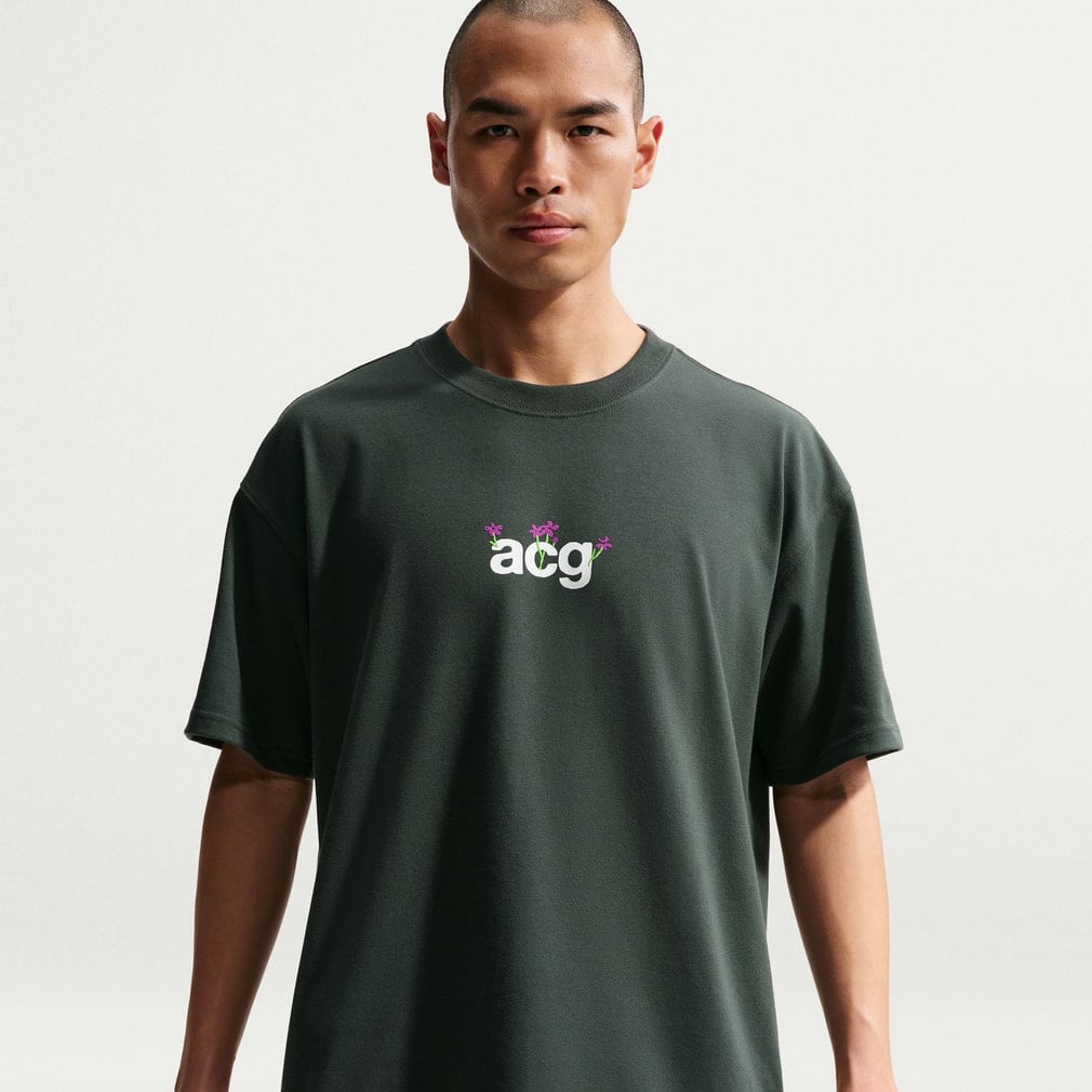 ナイキ メンズ アウトドアカジュアル 半袖Tシャツ ACG DF LSE CAMP