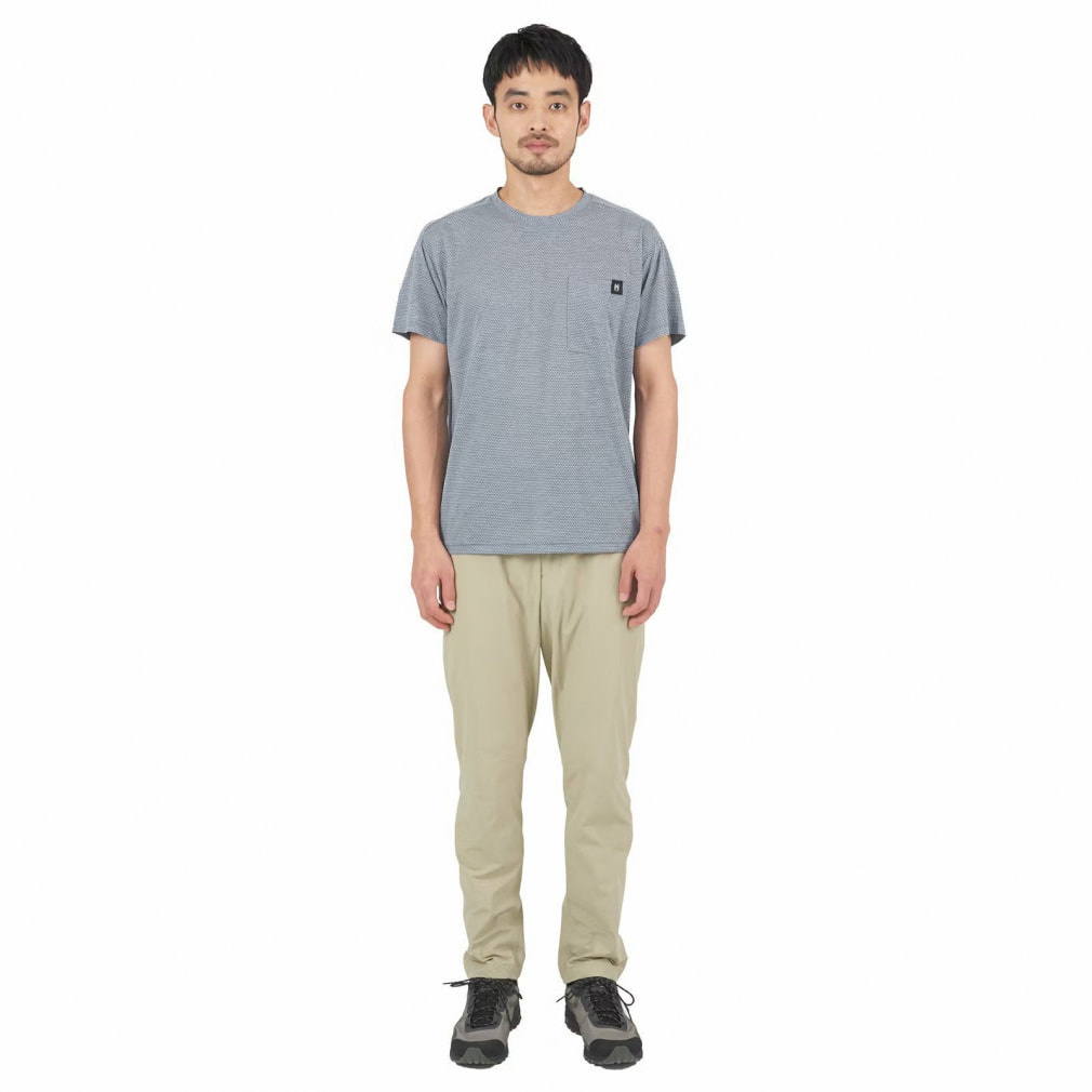 ミレー メンズ トレッキング 半袖Tシャツ HEATHER MESH CREW SS M