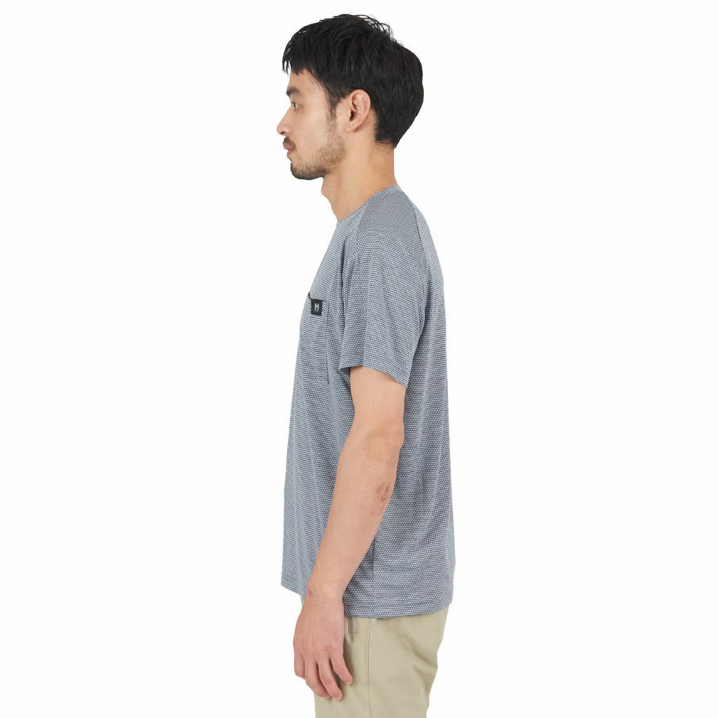 ミレー メンズ トレッキング 半袖Tシャツ HEATHER MESH CREW SS M