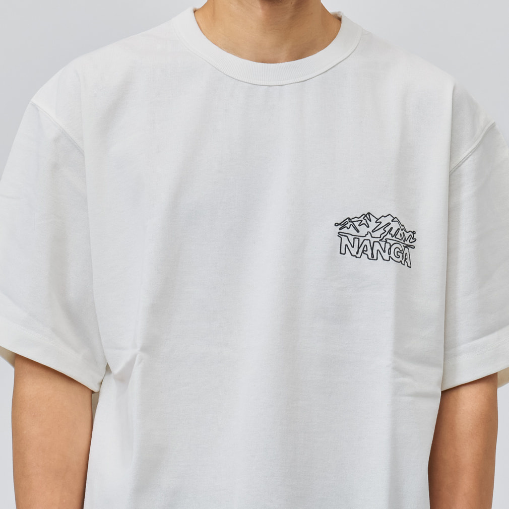 ナンガ メンズ アウトドアカジュアル 半袖Tシャツ ECO HYBRID LINE
