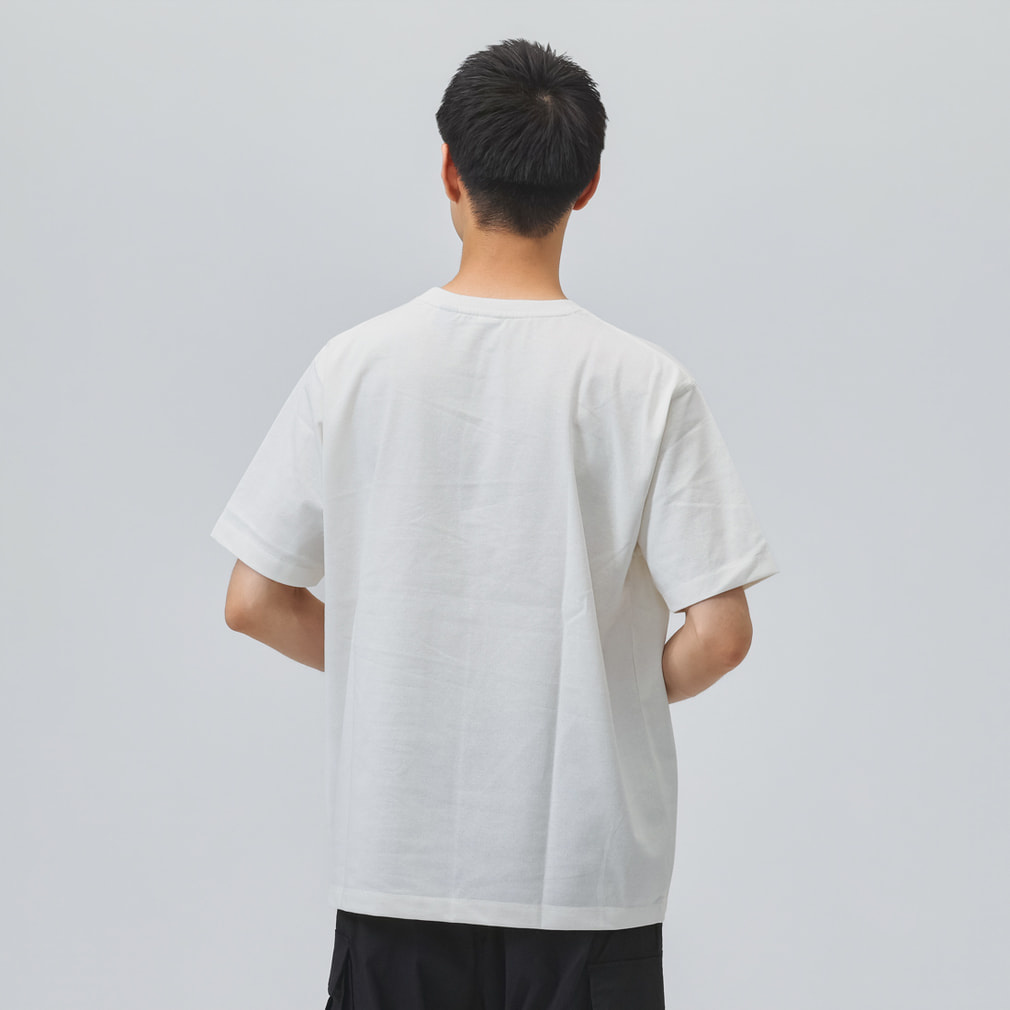 ナンガ メンズ アウトドアカジュアル 半袖Tシャツ ECO HYBRID MT LOGO