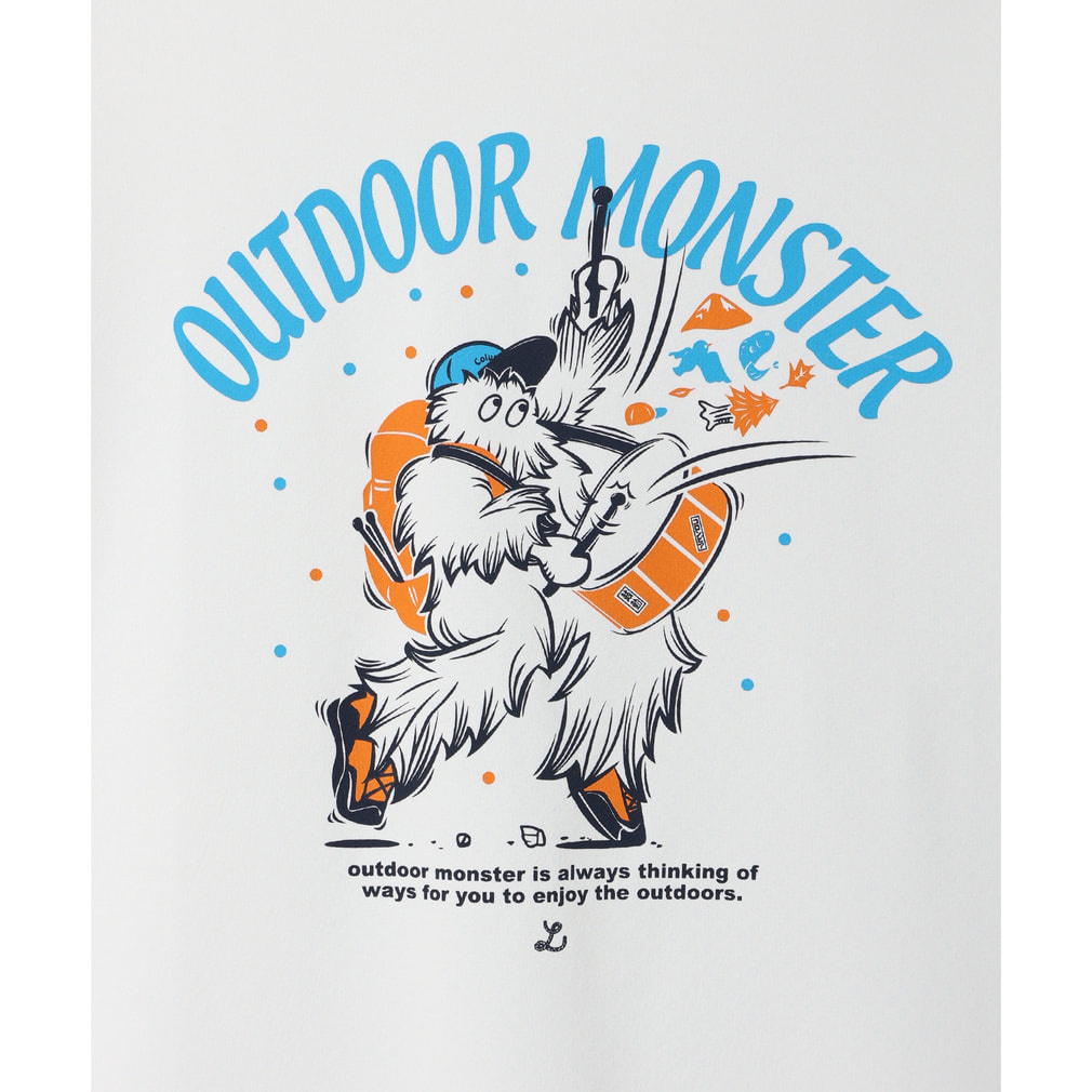 オネストタウン　アプグレ限定Tシャツ＆ピンバッジ 2026春夏 コロンビア メンズ トレッキング 半袖Tシャツ リトルベア