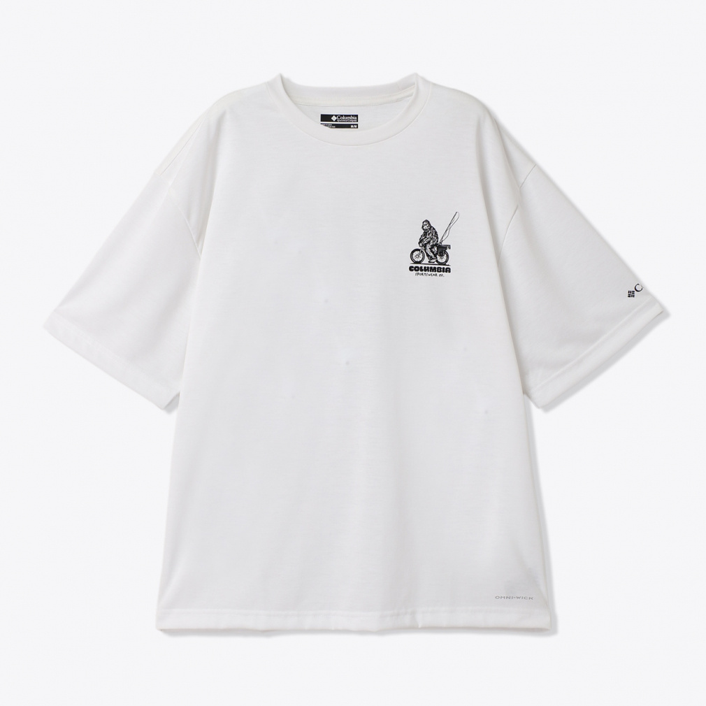 【海外限定】aloソフトスカルプトTシャツ 白 2026春夏 コロンビア メンズ トレッキング 半袖Tシャツ シダー
