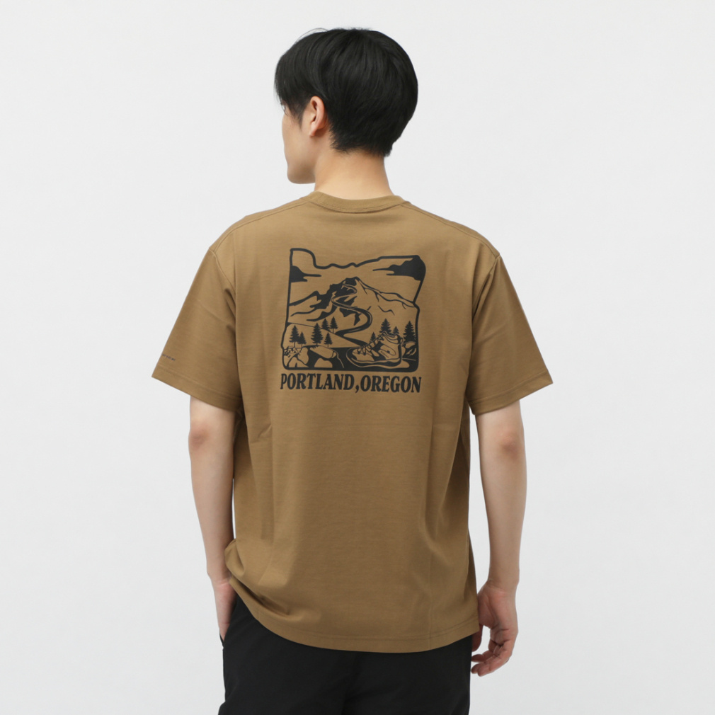 Premブランド merp club Tシャツ ヤハラフォレストグラフィックショートスリーブTシャツ｜Alpen
